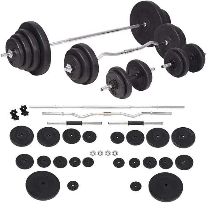 York barra olímpica con discos para home gym avanzado 2026