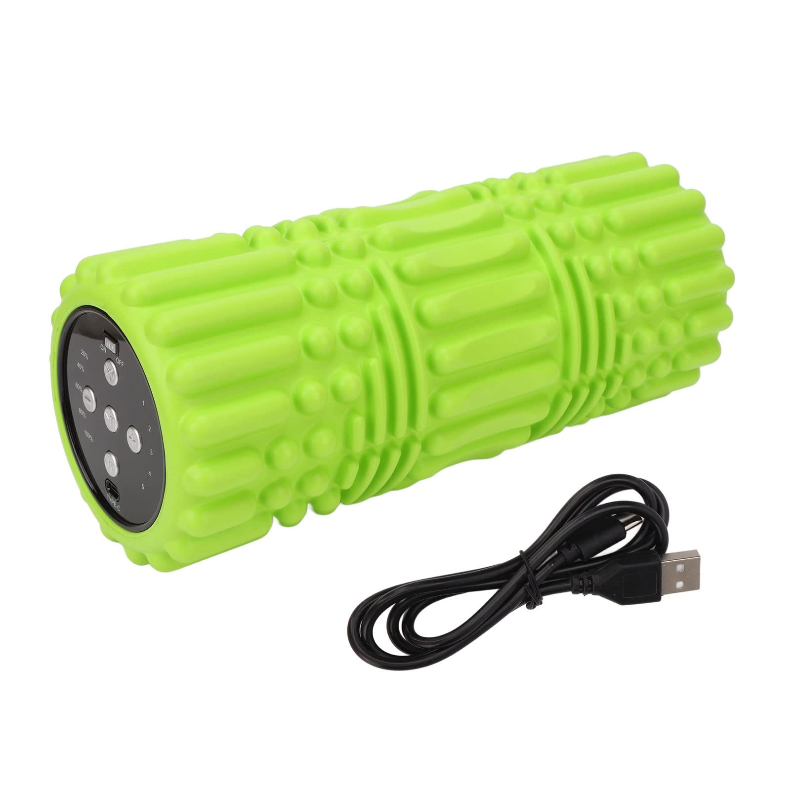 Foam roller de vibración para recuperación muscular activa